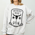 Desert Rose Western Cowgirl Cowboy Spirit Heritage Frontier Style Graphic Sweatshirt