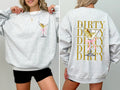 Dirty Martini Olives Filthy Drink Alcohol Gin Vodka Cocktail Lover Graphic Sweatshirt