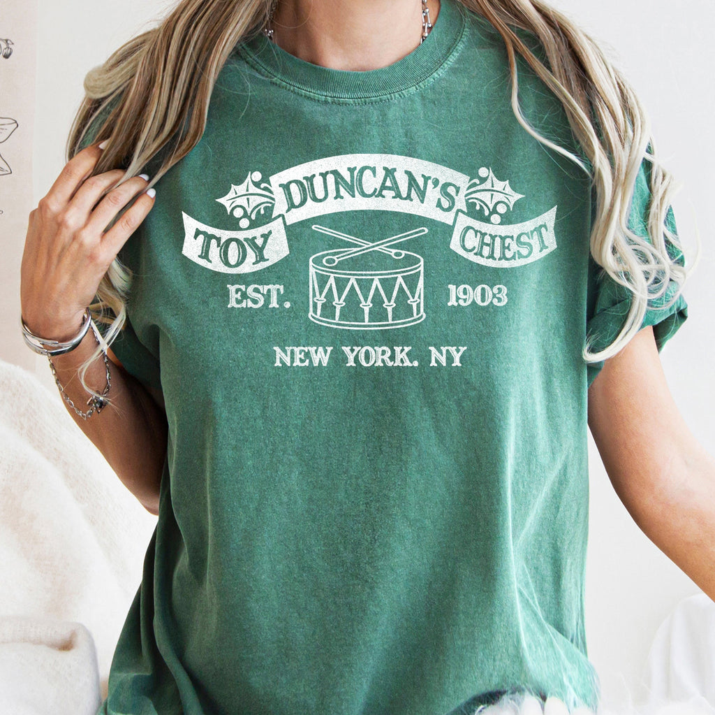 Duncan's Toy Chest Home Alone Christmas Movie Nostalgic Icon Print Comfort Colors Tee
