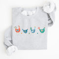 Easter Chickens And Eggs Graphic Sweatshirt