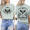Emotionally Attached To Fictional Dragons Romantasy Booktok Reading Library Books Comfort Colors Tee