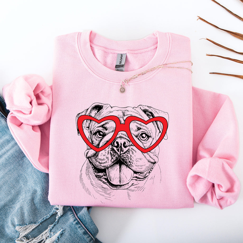 English Bulldog Lover Everyday Pet Owner Quote Edition Premium Graphic Cozy Fleece Sweatshirt