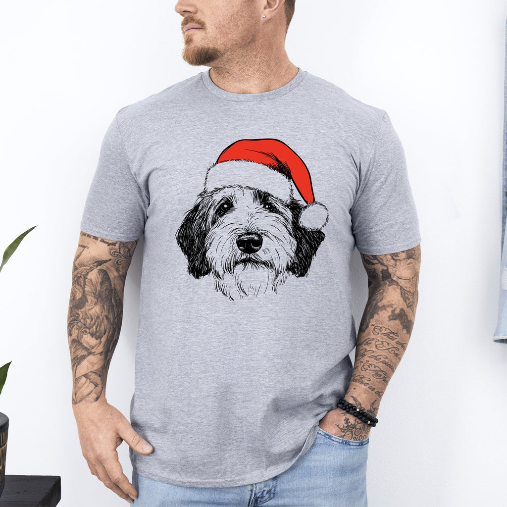 English Sheepdog Santa Christmas Dog Lover Pet For All Dog Lovers Comfort Colors Tee