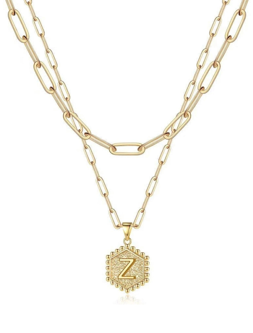 Beautiful Gold Layered Initial Necklaces (A-Z)