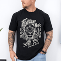 Fear Not, For I Am With You Lion Faith Gospel Bible Verse Scripture Design Graphic Tee