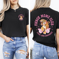 Feral Moms Club Tiger Front And Back Print Mother's Day Limited Edition Comfort Colors Tee