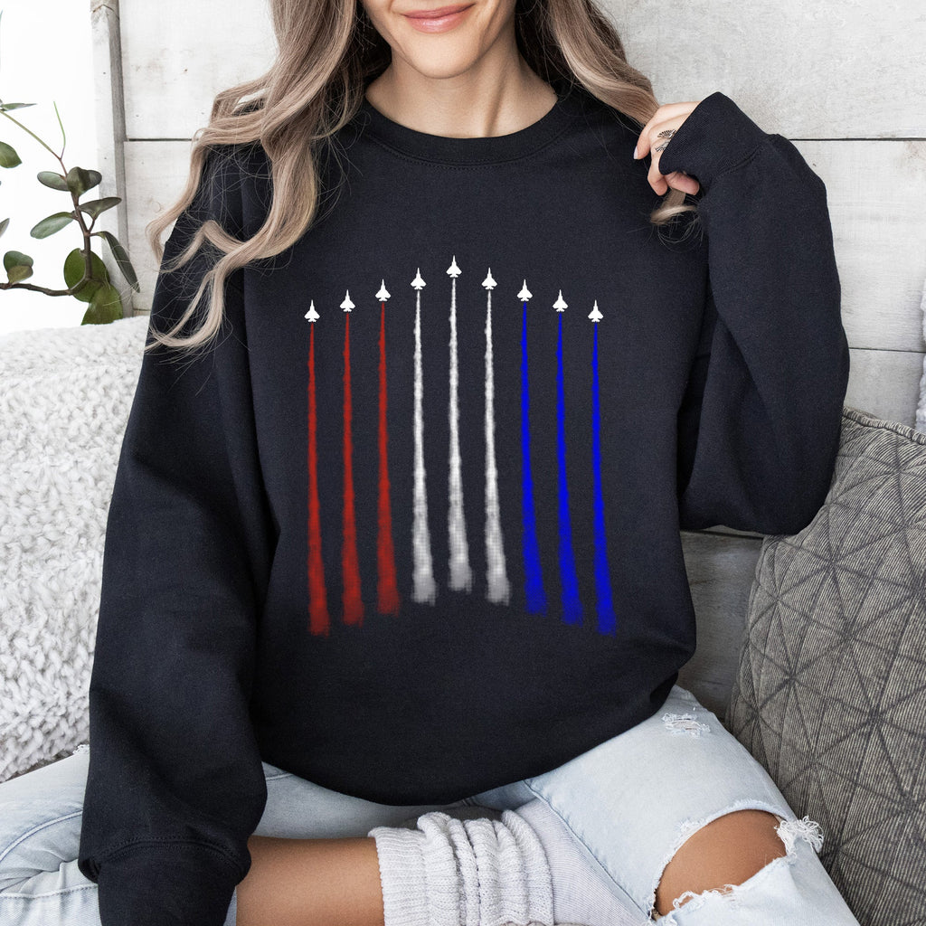 Fighter Jets Military Navy Air Force American Aviation History Enthusiast Edition Sweatshirt