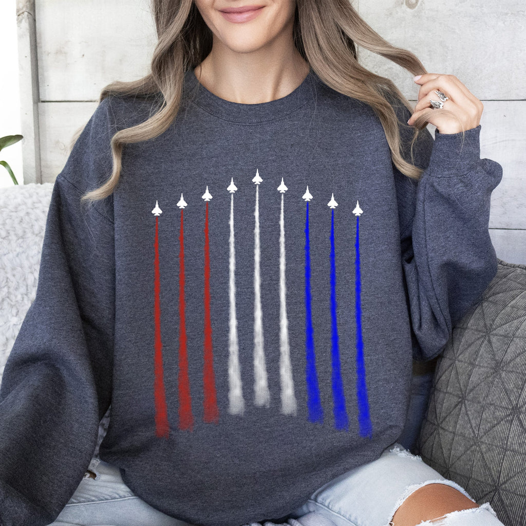 Fighter Jets Military Navy Air Force American Aviation History Enthusiast Edition Sweatshirt