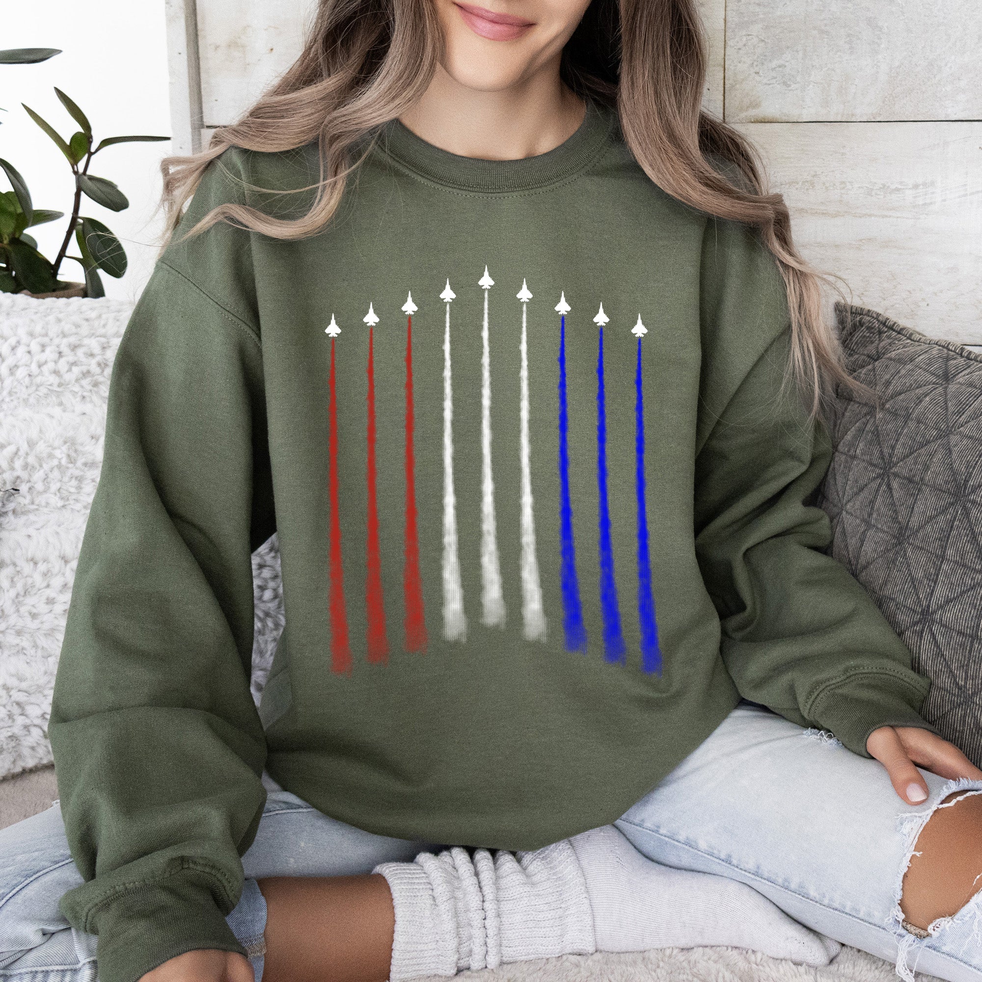 Fighter Jets Military Navy Air Force American Aviation History Enthusiast Edition Sweatshirt