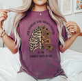 Find Someone Who Grows Flowers Skeleton Cowgirl Graphic Illustration Comfort Colors Tee