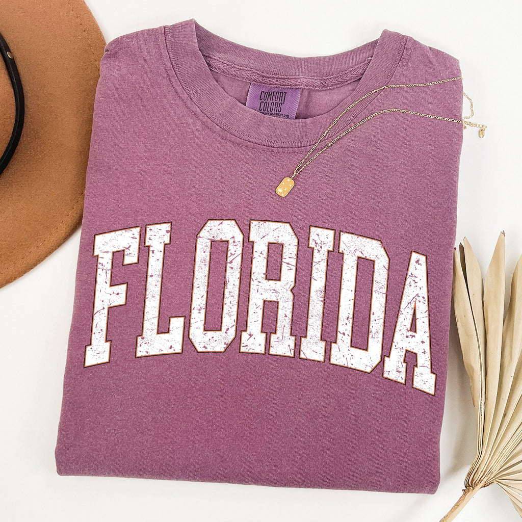 Florida Football State Pride Tailgate Edition Game Day Spirit Comfort Colors Tee