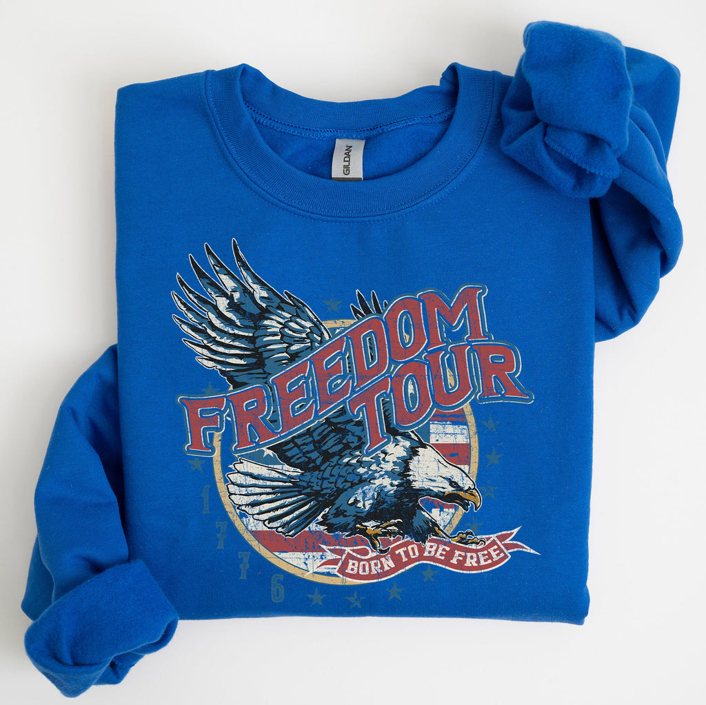 Freedom Tour America 1776 Flag Fighter Jets Patriotic Heritage Edition Sweatshirt