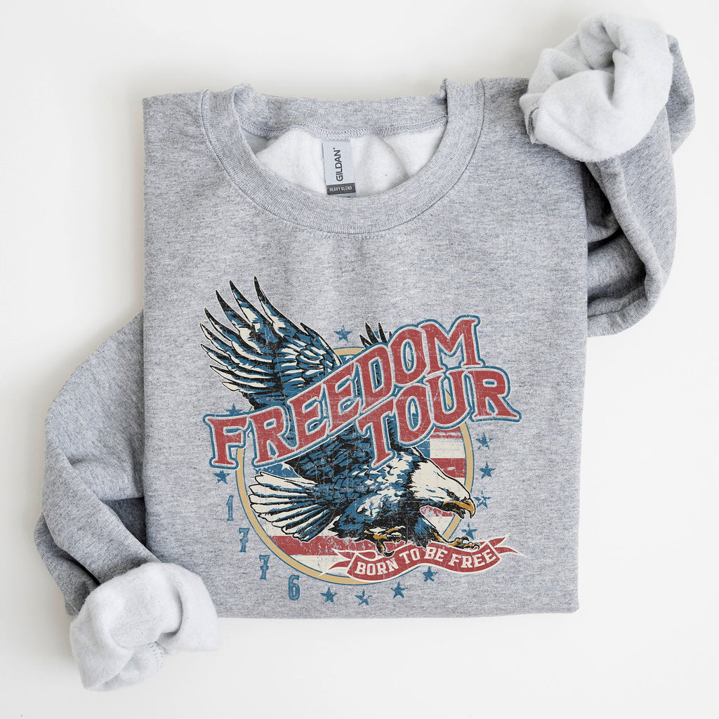 Freedom Tour America 1776 Flag Fighter Jets Patriotic Heritage Edition Sweatshirt