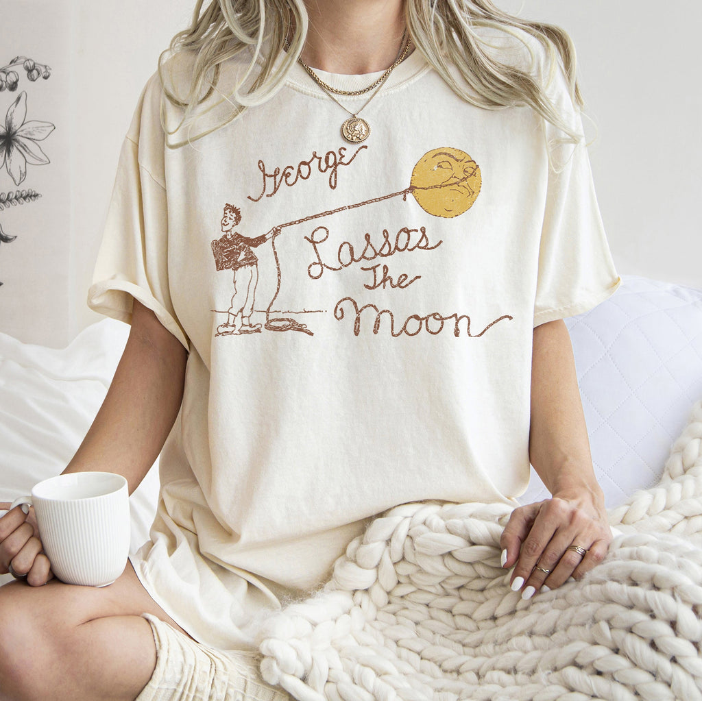 George Lassos The Moon Wonderful Life Christmas Movie Quote Holiday Comfort Colors Tee