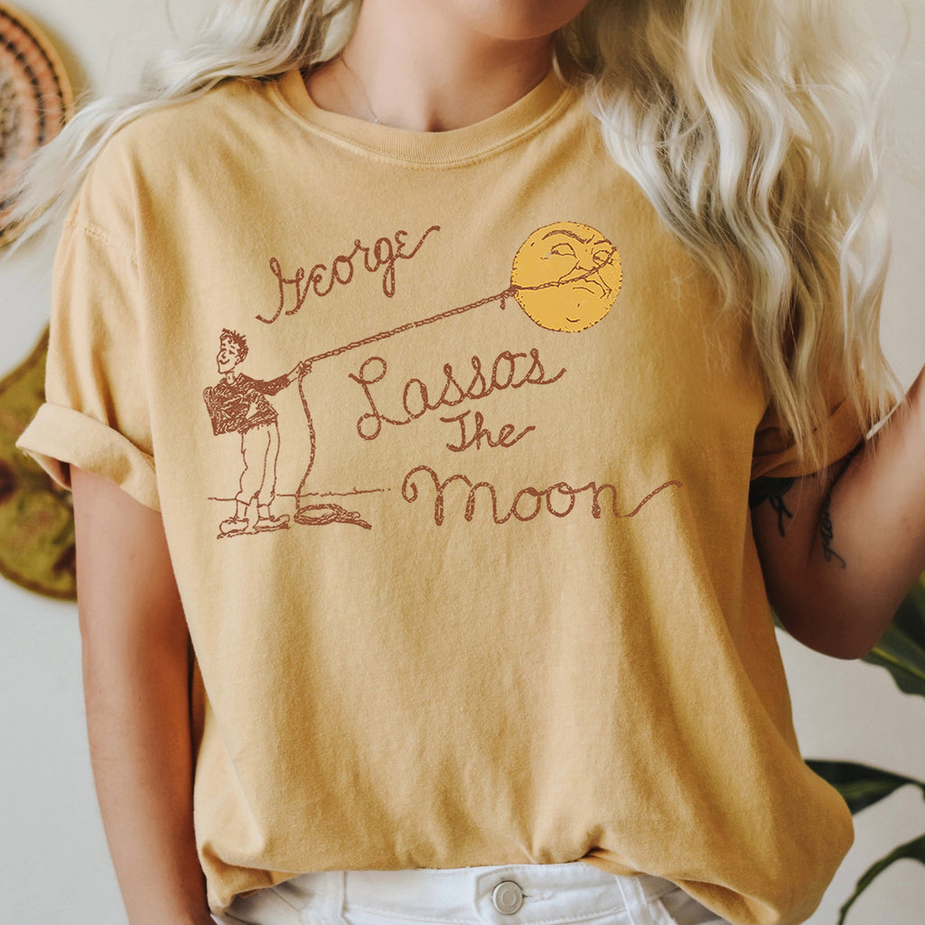 George Lassos The Moon Wonderful Life Christmas Movie Quote Holiday Comfort Colors Tee