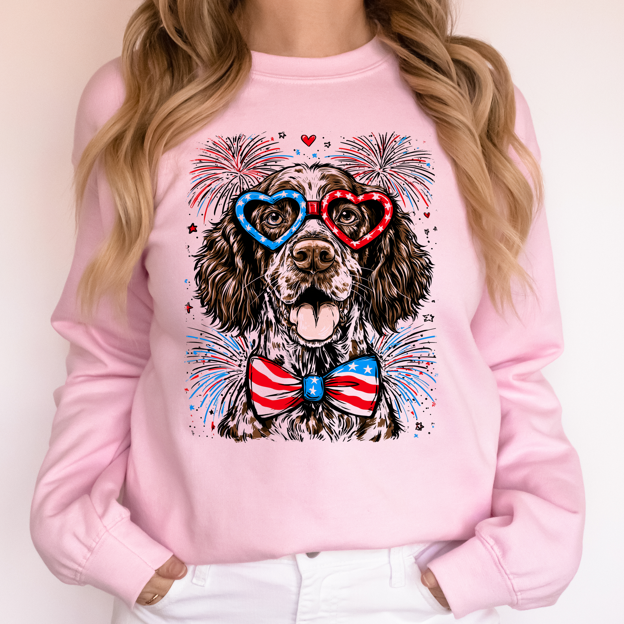 German Shorthaired Pointer Patriotic Dog USA Fourth Of July Limited Edition Sweatshirt