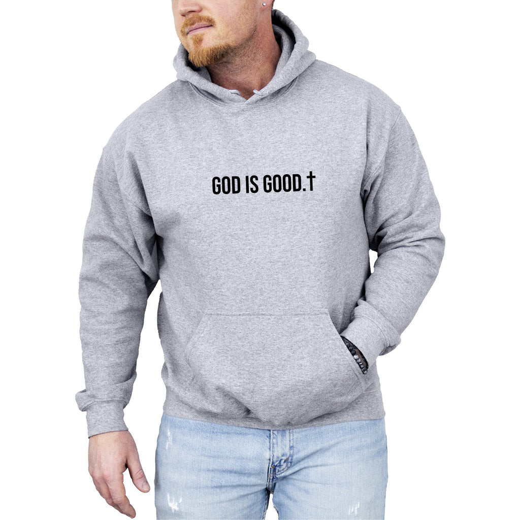 God Is Good Minimalist Gospel Faith Jesus Christian Religious Inspirational Hoodie