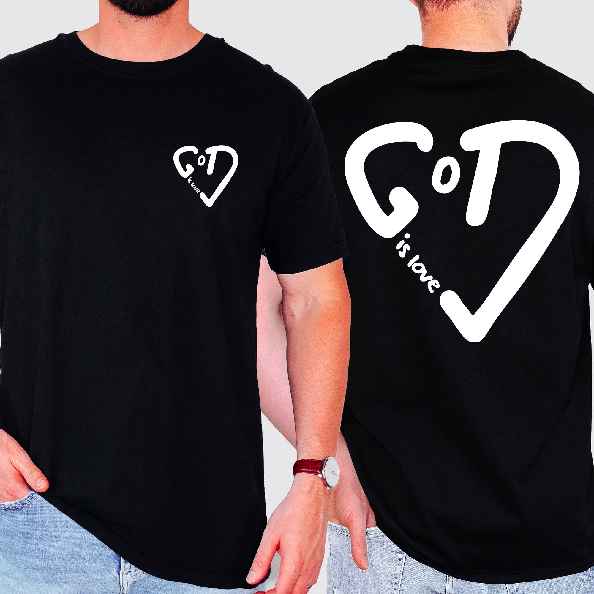 God Is Love Bible Christ Gospel Faith Christian Inspirational Scripture Verse For Believers Comfort Colors Tee