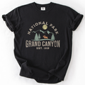 Grand Canyon National Park Nature Outdoors Camping Hiking Adventure Trails Comfort Colors Tee