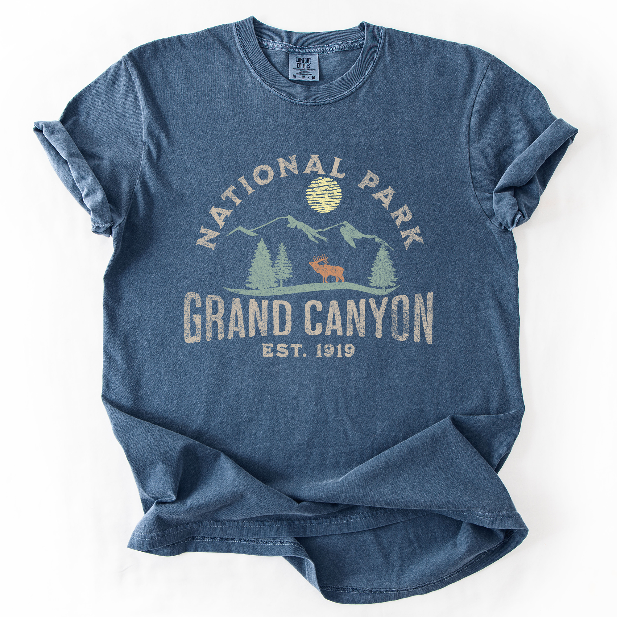 Grand Canyon National Park Nature Outdoors Camping Hiking Adventure Trails Comfort Colors Tee