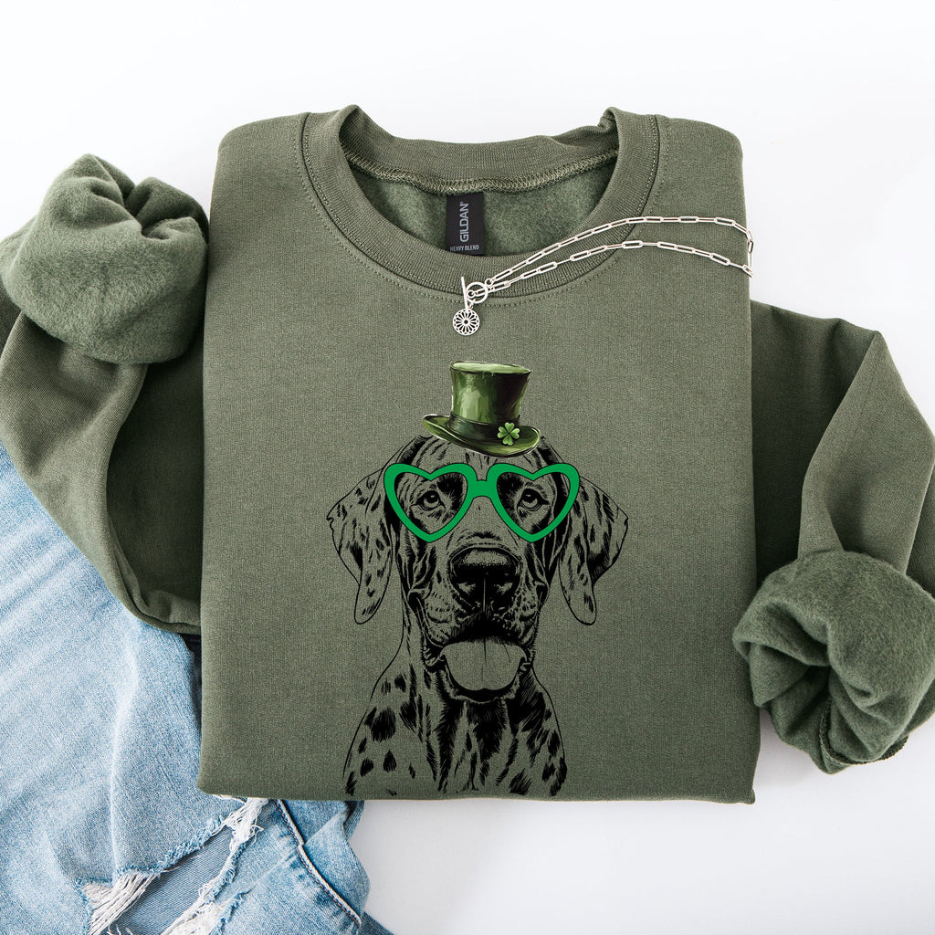 Great Dane St Patrick's Day Lucky Irish Pride Edition Heritage Cozy Classic Sweatshirt