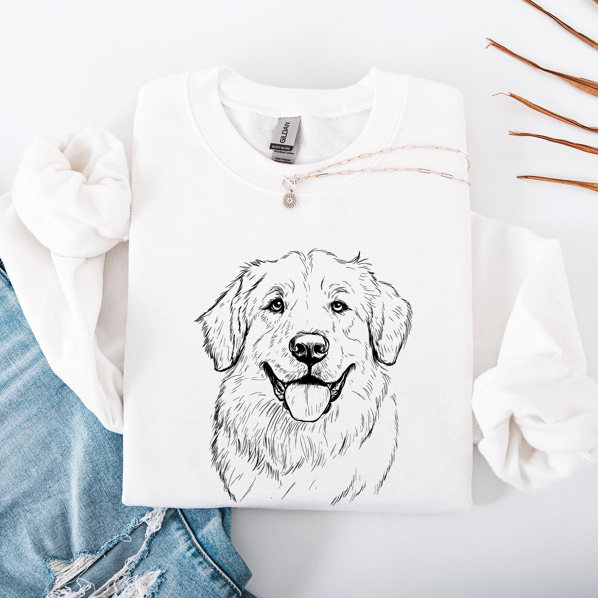 Great Pyrenees Dog Lover Paw Prints Cozy Fleece Ultra Plush Everyday Wear Sweatshirt