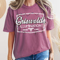 Griswold's Illumination Christmas Vacation Retro Classic Movie Comfort Colors Tee