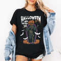 Halloween Will Never Die Spooky Jack-O-Lantern Pumpkin Seasonal Edition Graphic Tee
