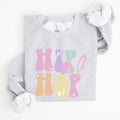 Hip Hop Retro Easter Bunny Rabbit Nostalgic Graphic Print Edition Limited Collection Sweatshirt