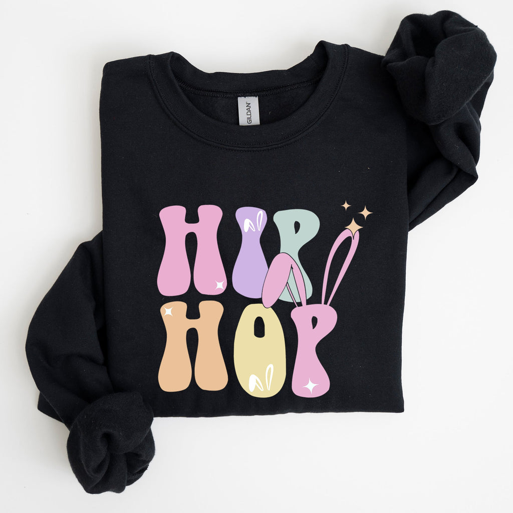 Hip Hop Retro Easter Bunny Rabbit Nostalgic Graphic Print Edition Limited Collection Sweatshirt