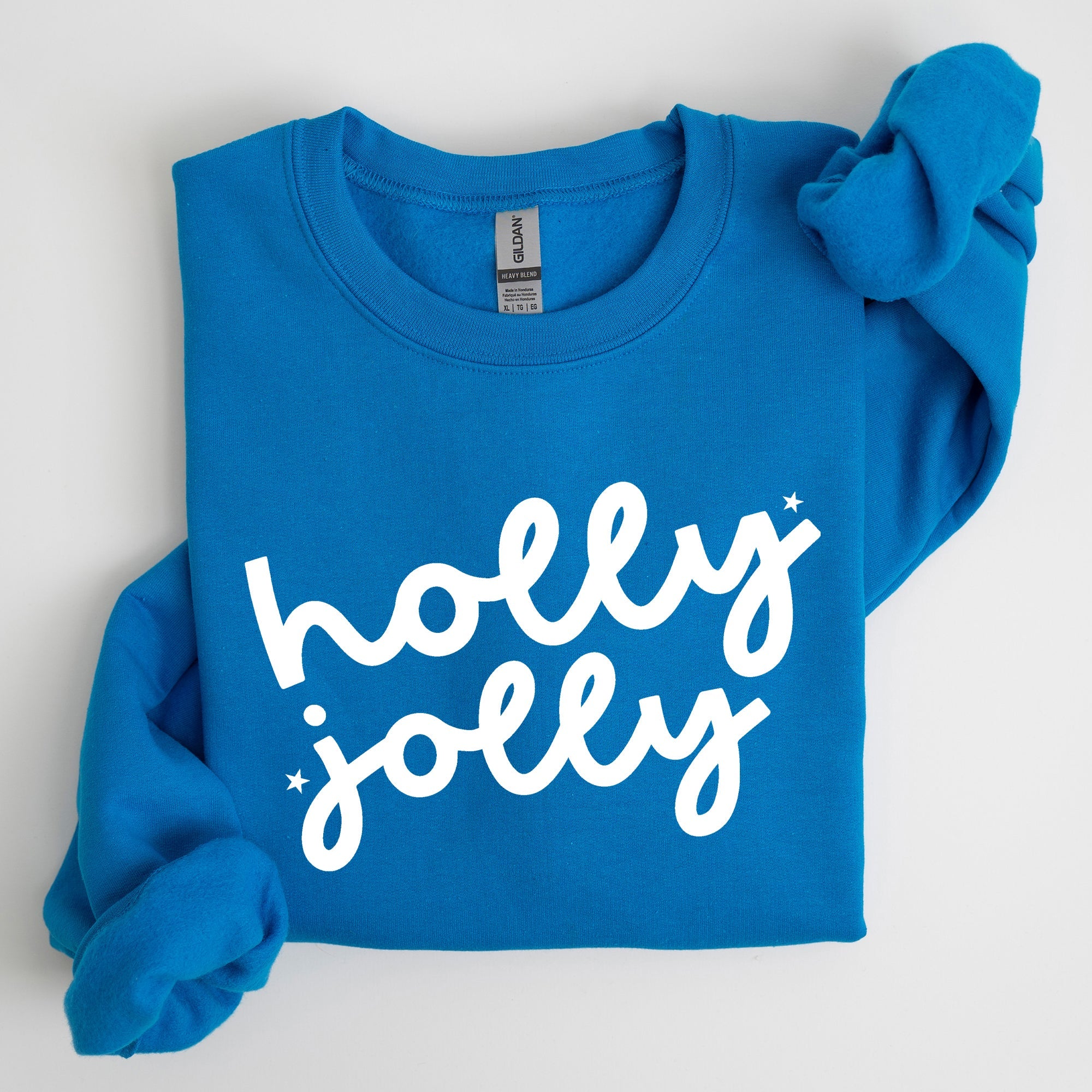 Holly Jolly Retro Christmas Classic Winter Santa Xmas Holiday Edition Sweatshirt
