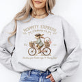 Hoppity Express Festive Easter Bunny Jesus Rabbit Cozy Holiday Family Celebration Joyful Sweatshirt