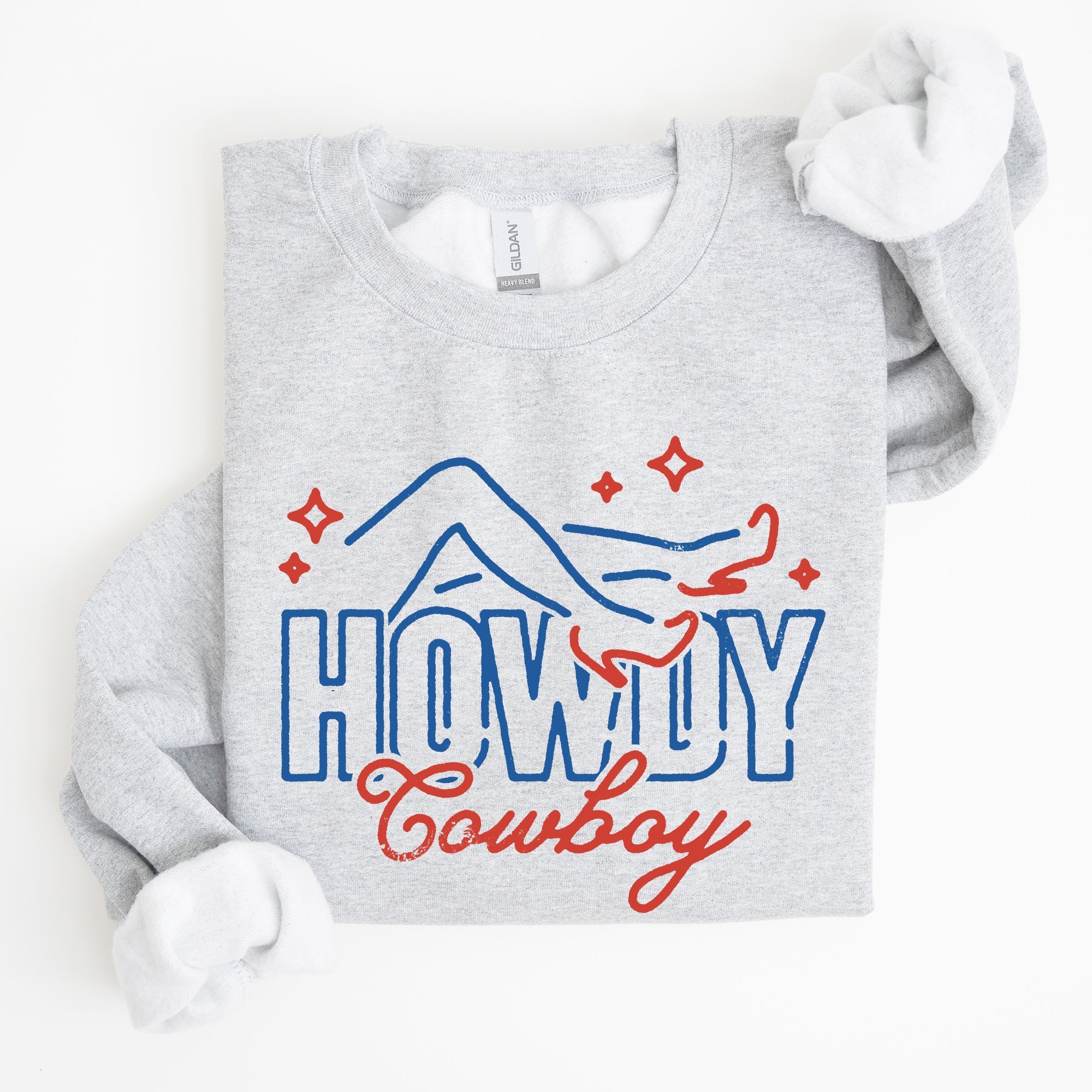 Howdy Cowboy Neon Las Vegas Retro Western Country Icons Neon Nights Edition Sweatshirt