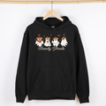 Howdy Ghouls Cowboy Ghosts Western Halloween Haunted Frontier Vintage Edition Graphic Hoodie