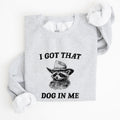 I Got That Dog In Me Raccoon Meme Laughing At The Internet Everyday Today Sweatshirt