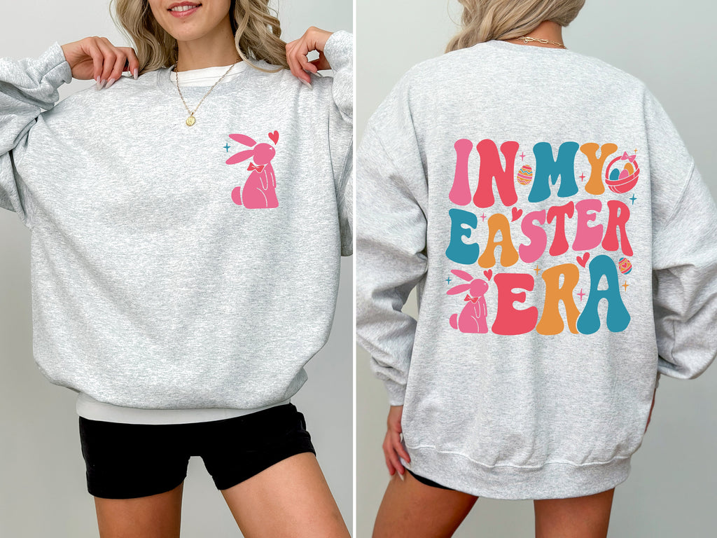 In My Easter Era Bunny Rabbit Festive Easter Celebration Of Springtime Charm And Cozy Comfort Sweatshirt