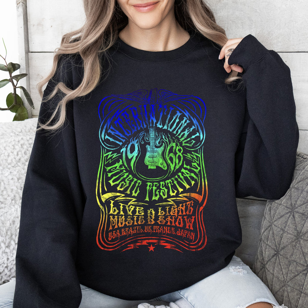 International Music Festival, Concert Poster, Limited Edition Graphic Sweatshirt