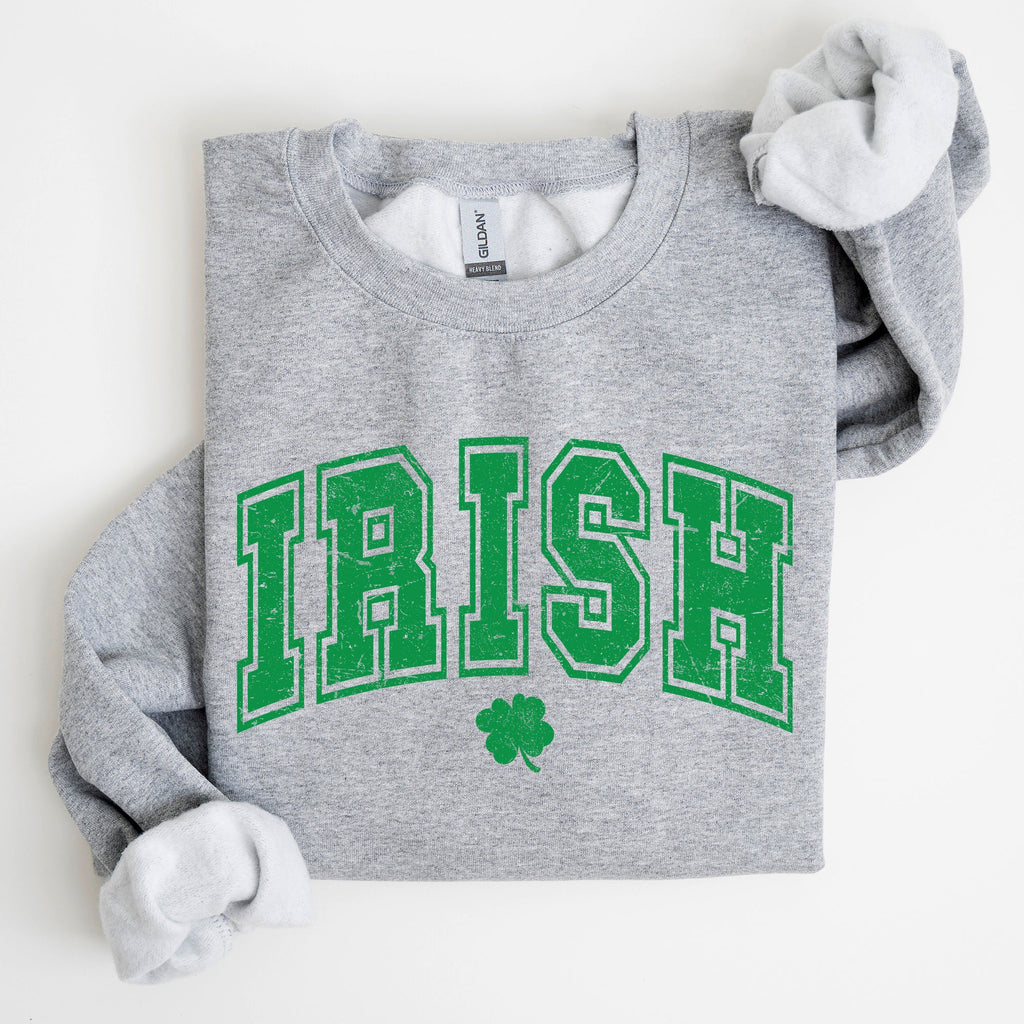 Irish Retro Collegiate St Patrick's Day Vintage College Spirit Heritage Edition Sweatshirt
