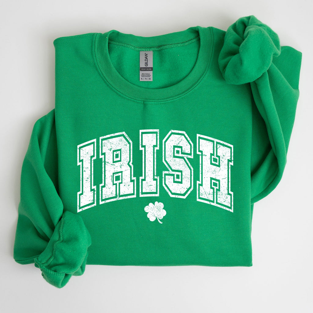 Irish Retro Collegiate St Patrick's Day Vintage College Spirit Heritage Edition Sweatshirt