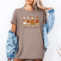 Just A Cozy Goose Autumn Harvest Pumpkin Spice Cozy Seasonal Fall Collection Graphic Tee