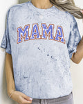 Patriotic Mama, Stars And Stripes, 4th Of July Color Blast Edition Comfort Colors Tee
