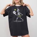 Pickleball Skeleton Halloween Witch Graphic Meme Limited Edition Comfort Colors Tee