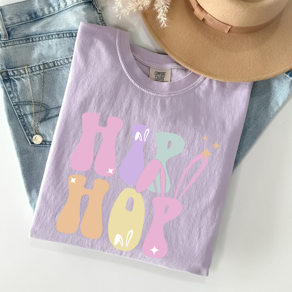Hip Hop, Retro Easter, Bunny, Rabbit Comfort Colors Tee