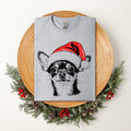 Chihuahua Santa Christmas Dog Lover Festive Paws Edition Premium Comfort Colors Tee