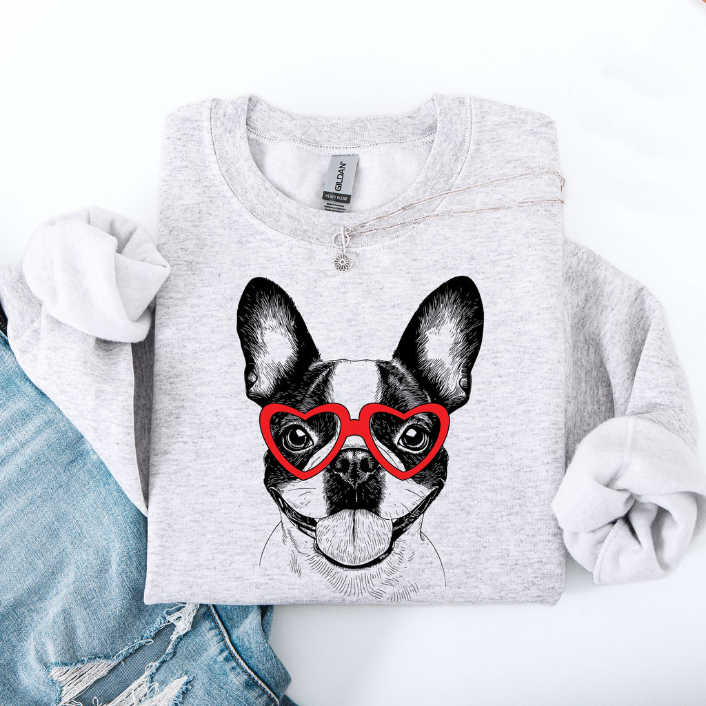 Boston Terrier Valentine Love Letter To My Favorite Furry Friend Pet Parent Tribute For Dog Lovers Sweatshirt