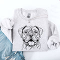 Bull Mastiff Large Breed Canine Lover Bold Loyal Guardian Silhouette Artwork Sweatshirt