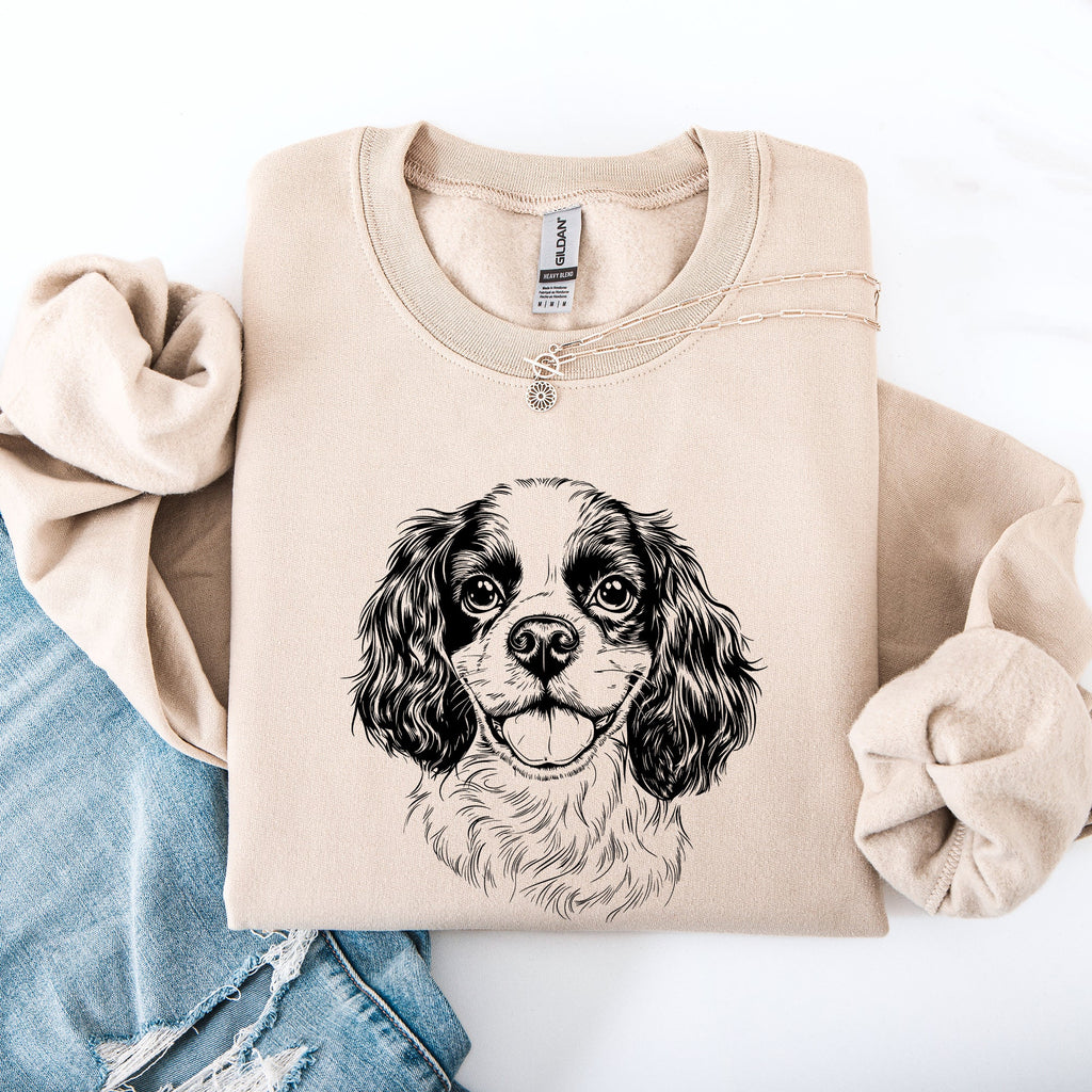 Cavalier King Charles Breed Lovers Official Graphic Artwork Collection Sweatshirt