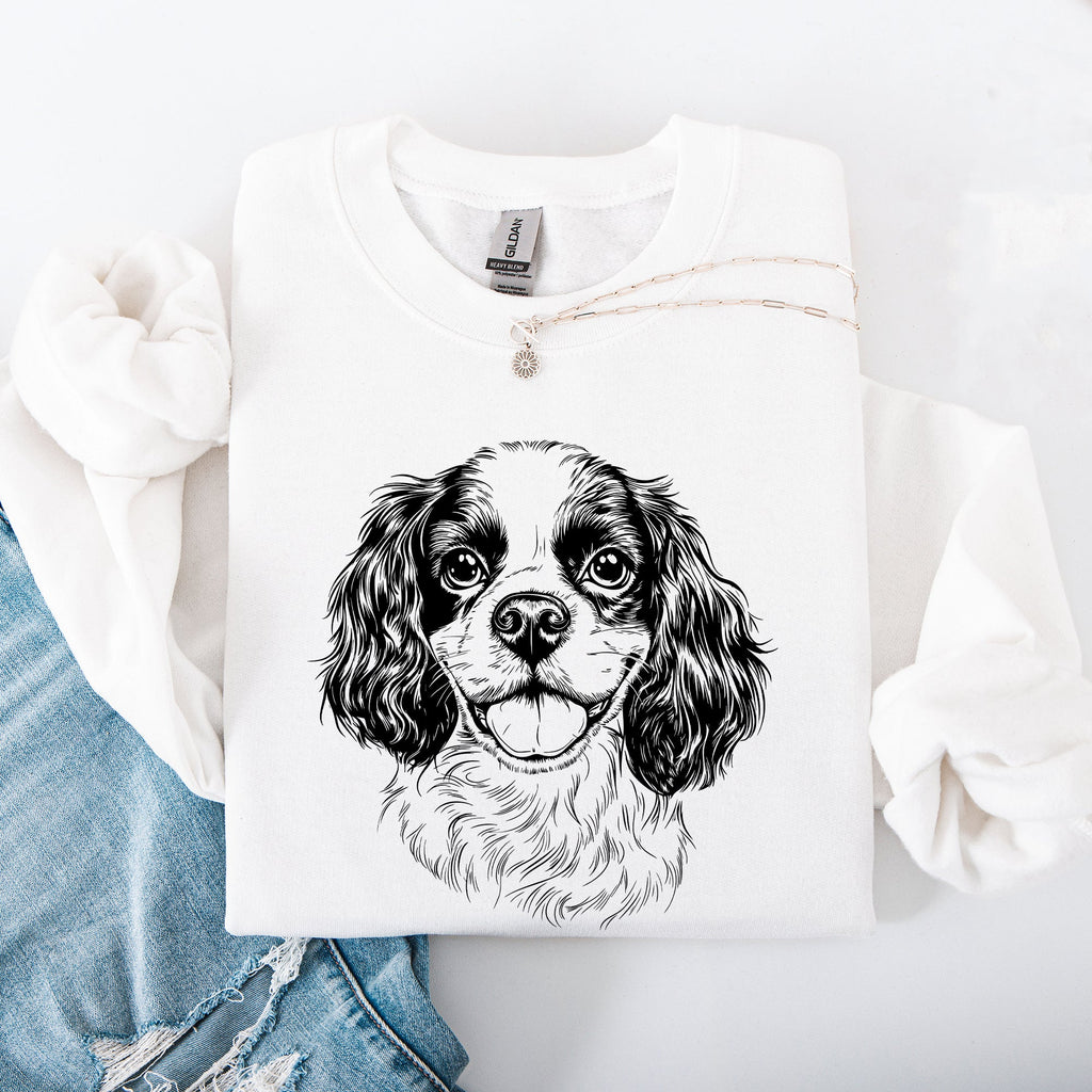 Cavalier King Charles Breed Lovers Official Graphic Artwork Collection Sweatshirt