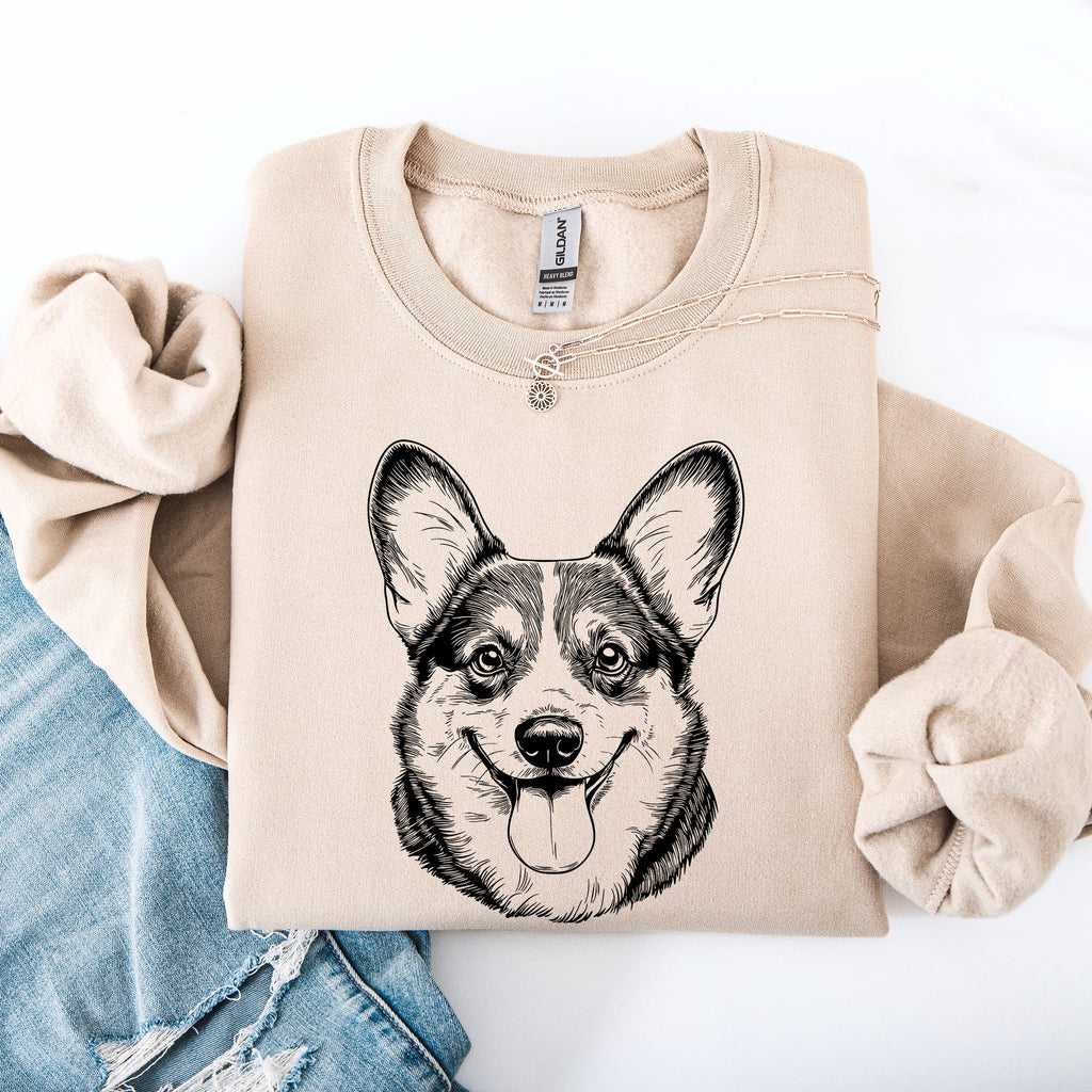 Corgi Dog Breed Enthusiast And Pet Lover Celebrating The Loyal Corgi Companion Graphic Sweatshirt
