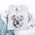 English Bulldog Lover Graphic Sweatshirt For Dog Enthusiasts And Pet Parents Worldwide